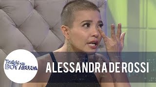 TWBA Alessandra tears up while talking about betrayal in showbiz [upl. by Skrap]