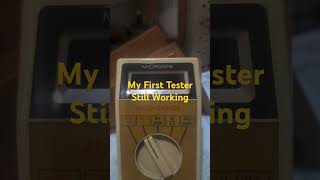 My First Tester Still Working ProfDavidJDelosReyes micronta radioshack [upl. by Lilhak]