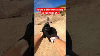 9MM vs 10MM Recoil in Slow Motion firearmstraining [upl. by Ayatan23]