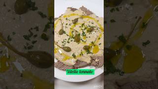 Vitello tonnato 🥩🐟tonnato vitellotonnato vitello italianfood ciboitaliano cooking foodblog [upl. by Symon314]