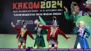 Citra Kirana Kolej Mara Kuala Nerang  Pertandingan Tarian Rampaian Tradisional KAKOM 2024 [upl. by Schreiber]