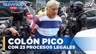 Narcotraficante Colón Pico con 23 procesos legales  Televistazo 1PM ENVIVO🔴 [upl. by Kendy]