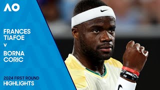 Frances Tiafoe v Borna Coric Highlights  Australian Open 2024 First Round [upl. by Synned365]