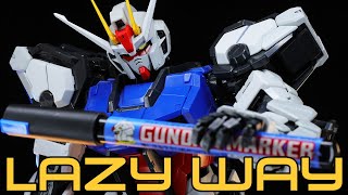 HOW TO PANEL LINE GUNDAMS THE LAZY ARSE WAY  2022 UPDATE [upl. by Aysan]