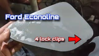 E150 Econoline HOW TO REMOVE Dash center Top Access Cover  Ford Dashboard [upl. by Atworth]