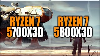 Ryzen 7 5700X3D vs 5800X3D Benchmarks  Tested in 15 Games and Applications [upl. by Woodsum]