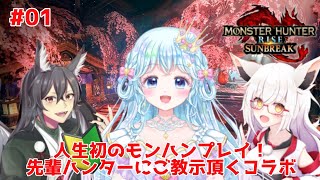 【モンハンライズサンブレイク】先輩ハンターご教示コラボ！【新人Vtuber乙女岬ささら】 [upl. by Pachton]