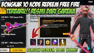 BONGKAR 10 KODE REDEEM FF❗KODE REDEEM FREE FIRE TERBARU HARI INI 27 SEPTEMBER 2021 RESMI DARI GARENA [upl. by Sabah230]