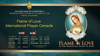 LIVE  Flame of Love International Prayer Cenacle  January 13 2024 [upl. by Urbani133]