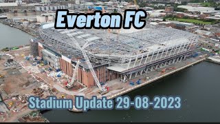 Bramley Moore Dock Everton Stadium update 29082023 [upl. by Asirrac107]