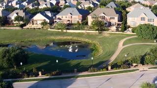 Hackberry Creek Aerial Tour  Rohter amp Company Las Colinas Irving Real Estate [upl. by Maclean290]