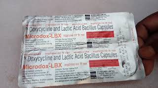 Micodox LBX Capsules Doxycycline and lactic Acid Bacillus Capsules review [upl. by Garceau]