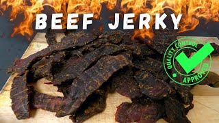 BEEF JERKY MAKEN  Gedroogd Rundvlees Recept [upl. by Nigel]