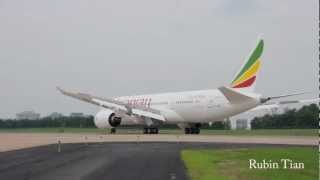 Ethiopian Airlines First Boeing 7878 Landing HD [upl. by Dabney]