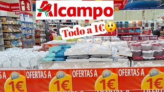 Alcampo Ofertas 1€ 2024  Todo Por Solo 1€ alcampo  Window Shopping [upl. by Heti]