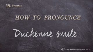 How to Pronounce Duchenne smile Real Life Examples [upl. by Asen]