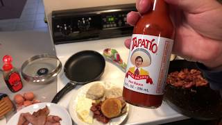 Tapatio Salsa Picante Hot Sauce Review  Great on Eggs [upl. by Stronski]