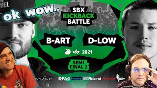 BART vs DLOW Beatbox Reaction  Semifinal 2  SBX KICKBACK BATTLE 2021 [upl. by Coop]