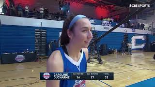 UConn Commits Jordan Hawkins Azzi Fudd amp Caroline Ducharme in 2021 Slam Dunk amp 3Pt Championships [upl. by Pegasus]