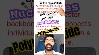 Nucleases  endonuclease and endonuclease by DSSir pwt biology molecularbiology mgkvp dssir [upl. by Anod]