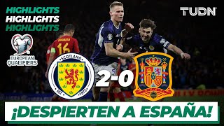 HIGHLIGHTS  Escocia 20 España  UEFA Qualifiers 2023  TUDN [upl. by Wilma]