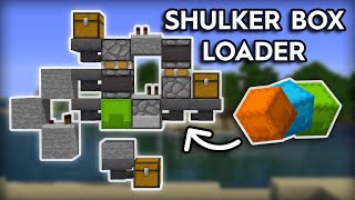 Minecraft Shulker Box LoaderFiller Build Tutorial  Easy and Tileable 115 [upl. by Muncey384]