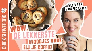 KOFFIEBROODJES ZELF MAKEN  CHICKSLOVEFOOD [upl. by Eemyaj]