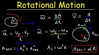 Rotational Motion Physics Basic Introduction Angular Velocity amp Tangential Acceleration [upl. by Eyr707]