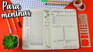 BULLET JOURNAL PARA MENINAS 👧🏻 [upl. by Alta]