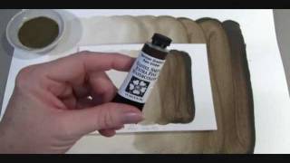 DANIEL SMITH German Greenish Raw Umber Extra Fine Watercolor [upl. by Alverta]