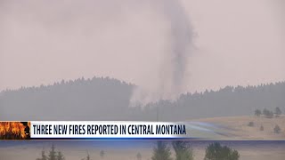 New fires reported in central Montana [upl. by Bolt]