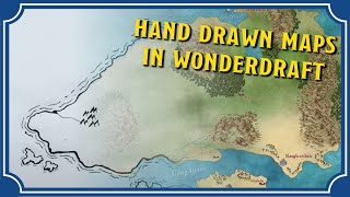 Transferring Hand Drawn Maps into Wonderdraft  Wonderdraft Tutorial [upl. by Gniliem]