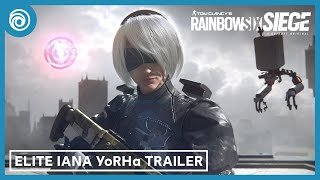 Rainbow Six Siege Elite Iana YoRHa NieRAutomata Trailer [upl. by Rollet]