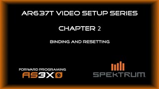 Spektrum Smart Receiver AS3X Setup Series 2  Binding and Aircraft Setup [upl. by Sande555]