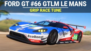 Forza Horizon 5  2016 Ford GT 66 GTLM Le Mans FH5 Grip Race Build Tune amp Gameplay [upl. by Adnertal260]