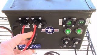 New SAE to SAE jumper cable and BatteryMINDer sockets  12v micro solar generator system [upl. by Keary]