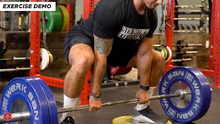 Deficit Sumo Deadlift  Exercise Demo [upl. by Bruni]