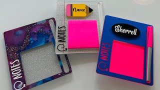 Sticky Note Holder Tutorial  zindeecom [upl. by Aynad604]