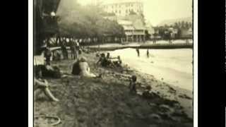 Vintage Hawaiian Film  Circa 1913  Waikiki Honolulu surfing scenery waterfalls old antique cars [upl. by Nordine]