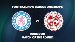 League One NSW Mens Round 20 Dunbar Rovers FC v Rydalmere Lions FC [upl. by Evad]