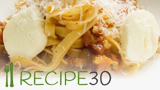 Chorizo fettuccini with chili and Bocconcini recipe [upl. by Jarita]