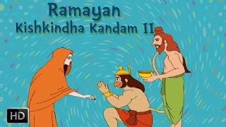 Ramayan Full Movie  Kishkindha Kandam Part  2  Killing Of Valli  Animated Stories for Children [upl. by Aciria]