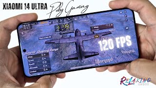 Xiaomi 14 Ultra Unlock PUBG 120 FPS Gaming review  FPS amp Battery Drain test [upl. by Airdua]