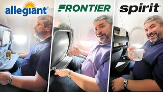 Americas WORST Airlines Allegiant vs Frontier vs Spirit [upl. by Werdn85]