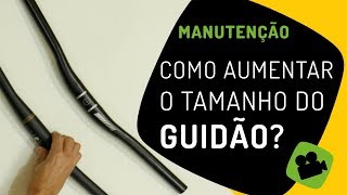 Como aumentar o tamanho do guidão da bike MTB Pedaleria [upl. by Tiga583]