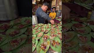 Meetha Pan Making Bulk Quantity 😳 streetfoodindia shorts [upl. by Prentiss942]