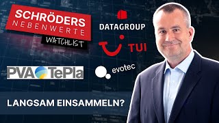 PVA TePla Datagroup TUI Evotec  Schröders NebenwerteWatchlist [upl. by Justen622]