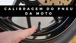 CALIBRAGEM DO PNEU DA MOTO [upl. by Boycie]