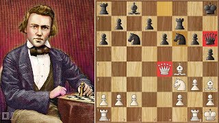 Final Contest Begins  Morphy vs Paulsen 1857  1st American Chess Congress [upl. by Andonis]