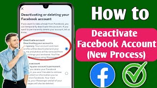 How To Deactivate Facebook Account New Process  Deactivate Facebook Account [upl. by Atnwahsal879]